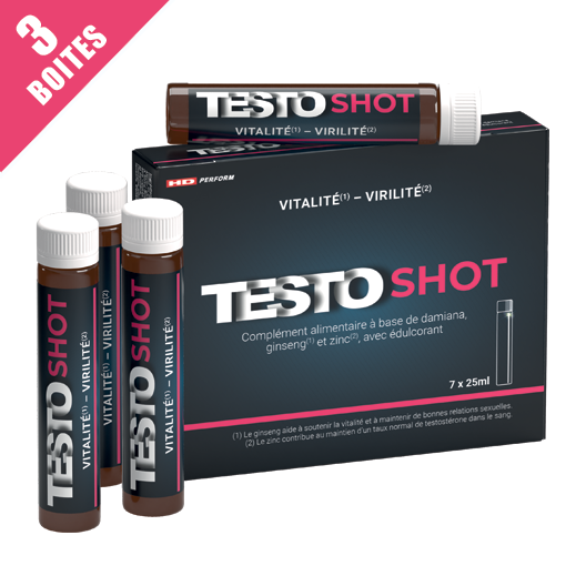 TestoShot 3 boites